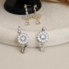 Ladies Creative Design Rhinestone Imitation Pearl Drop Earring Affordable Fashion Elegant Dainty High Quality Jewelry Accessory