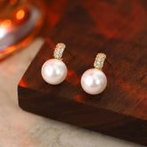 Luxury Elegant Imitation Pearl Drop Earrings for Girls Fashion Trendy Jewellry for Women Ladies Accessories Chinese Supplier