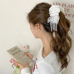 Fashion Princess Style Exaggerated Hair Clips for Girls Elegant Trendy Banana Clips for Women Ladies Hair Accessories Female