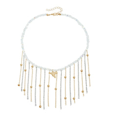 Fashion Bird Animals Tassel Dainty Trendy Necklaces for Girls Sweet Cute Glamorous Charms Jewelry for Women Ladies Accessories