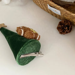 2025 Christmas Tree Luxurious Hair Clips for Baby Girls Cute Sweet Fashion Alligators for Kids Children Hair Accessories Chic
