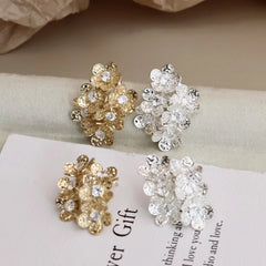 Fashion Luxury Glitter Art Deco Exaggerated Drop Earrings for Girls Sweet Elegant Butterfly Jewelry for Women Ladies Accessories