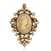 Fashion Vintage Retro Classic Elegant Sweet Brooches for Girls Stylish Pins Jewelry for Women Ladies Accessories Wholesale