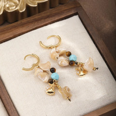 Fashion Conch Shell Drop Earrings for Girls Beach Boho Jewelry for Women Ladies Wholesale Bulk China Manufacturer 18K Gold