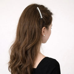Fashion Simple Imitation Pearl Comb for Girls French Style Classic Trendy Stylish Hair Accessories for Women Ladies in Stock