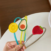 Sweet Cute Fruit Thin Head Band for Baby Girls Fashion Chic Trendy Kawaii Hair Band for Kids Children Hair Accessories in Stock