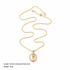 Girls Chain Freshwater Pearl Copper Alloy Necklace Factory Price Low MOQ in Stock Charms Fashion Elegant for Women Causal Daily