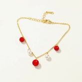 Fashion Cute Sweet Heart Shaped Bracelets for Girls Dainty Chain Elegant Luxury Jewelry for Women Ladies Accessories Wholesale