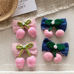 Fashion Bowknot Cute Sweet Hair Clips for Baby Girls Kawaii Classic Elegant Alligators for Kids Children Hair Accessories Chic