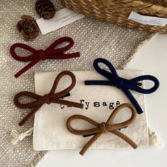 Fashion Classic Bowknot Sweet Hair Clips for Girls Simple Minimalistic Graceful Alligators for Women Ladies Hair Accessories