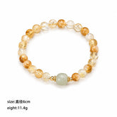 Women Brown Beige Beads Bracelet Factory Price Low MOQ Bulk in Stock Charms Fashion Elegant Vintage Jewelry for Female Daily