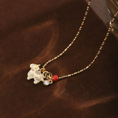 Women Minimalistic Chain Copper Zircon Necklace Factory Price Low MOQ in Stock Simple Fashion Jewelry for Female Causal Daily