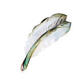 Fashion Feather Elegant Sweet Graceful Brooches for Girls Trendy Stylish Pins Jewelry for Women Ladies Accessories Wholesale