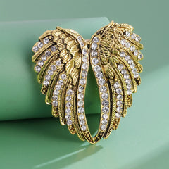 Fashion Swing Glitter Rhinestone Brooches for Girls Trendy Stylish Charms Pins Jewelry for Women Ladies Accessories Wholesale