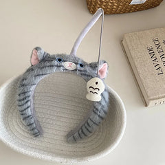 Sweet Cute Fashion Playful Hairbands for Baby Girls Kawaii Animals Cat Fish Head Band for Kids Children Hair Accessories Chic