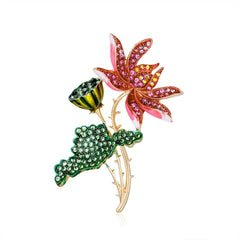 Fashion Sweet Elegant Dainty Glitter Dainty Brooches for Girls Stylish Pins Jewelry for Women Ladies Accessories Hot Sale