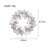 Fashion Glitter Rhinestone Sparking Brooches for Girls Glamorous Charms Pins Jewelry for Women Ladies Accessories Wholesale