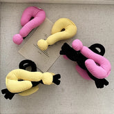 Women Female Solid Color New Design High Quality Fashion Chic Minimalistic Wholesale in Stock Hair Claws Clips Hairpin Accessory