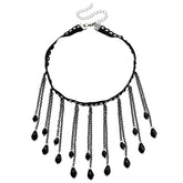 Fashion Drop Tassel Dainty Bold Necklaces for Girls Elegant Charms Refined Jewellry for Women Ladies Accessory Chinese Supplier