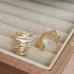 Fashion Simple Luxury Elegant Hoop Earring for Girls Sweet Trendy Stylish Jewelry for Women Ladies Accessories Chinese Supplier