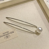Female Hot Sale Simple Imitation Pearl Small Hair Fork Fashion Chic Elegant Customized Wholesale in Stock Causal Hair Accessory
