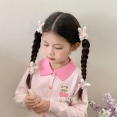 Cute Sweet Kawaii Animals Rabbit Scrunchies for Baby Girls Fashion High Elastic Hair Ties for Kids Children Hair Accessories