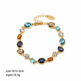Fashion Copper 18K Gold Plated Bracelets for Girls Sweet Luxury Dainty Jewelry for Women Ladies Wholesale China Manufacturer