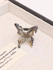 Glamorous Butterfly Simple Cute Rings for Girls Elegant Graceful Mismatched Jewelry for Women Ladies Accessories Wholesale