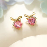 Fashion Sweet Glitter Rhinestone Leopard Stud Earrings for Girls Trendy Elegant Art Deco Jewelry for Women Ladies Accessories