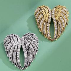 Fashion Swing Glitter Rhinestone Brooches for Girls Trendy Stylish Charms Pins Jewelry for Women Ladies Accessories Wholesale