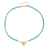 Fashion Sweet Beads Bird Animals Necklaces for Girls Charms Glamorous Earrings Jewelry Sets for Women Ladies Accessories Chic