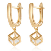 European and American Style Simple Elegant Drop Earrings for Girls Glamorous Dainty Jewelry for Women Ladies Accessories Chic