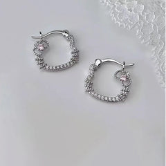 Simple Elegant Minimalistic Classic Hoop Earrings for Girls Vintage Sweet Jewelry for Women Ladies Accessories Chinese Supplier