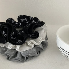 Fashion Cute Animals Solid Color Scrunchies for Girls Simple Elegant Graceful Hair Ties for Women Lady Hair Accessories in Stock