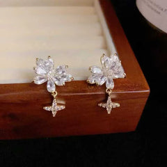 Women Hot Sale Creative Latest Irregular Shape Drop Earring Glitter Sequined Charms Elegant Dainty Bulk Daily Jewelry Accessory