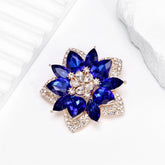Fashion Flowers Sweet Trendy Stylish Elegant Brooches for Girls Charms Glitter Pins Jewelry for Women Lady Accessories Hot Sale