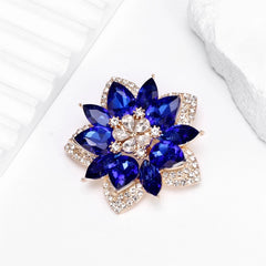Fashion Flowers Sweet Trendy Stylish Elegant Brooches for Girls Charms Glitter Pins Jewelry for Women Lady Accessories Hot Sale