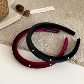 Fashion Solid Color Glitter Head Band for Girls Trendy Stylish Hair Band for Women Ladies Hair Accessories Chinese Supplier