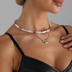 Fashion Elegant Stylish Trendy Layered Wearing Necklaces for Girls Glamorous Charms Jewelry for Women Ladies Accessories