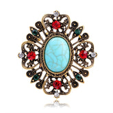 Fashion Vintage Elegant Retro Luxury Brooches for Girls Glamorous Charms Pins Jewelry for Women Ladies Accessories Wholesale