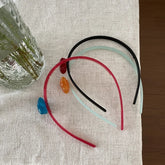 Fashion Solid Color Star Head Band for Baby Girls Sweet Cute Elegant Graceful Hair Band for Kids Hair Accessories in Stock