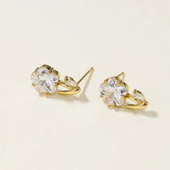 Luxury Sparkle Glitter Fashion Trendy Drop Earrings for Girls Star Dainty Charms Jewelry for Women Ladies Accessories Wholesale