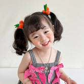 Cute Fashion Fruit Elastic Scrunchies for Baby Girls Kawaii Hair Ties for Kids Children Hair Accessories Simple in Stock