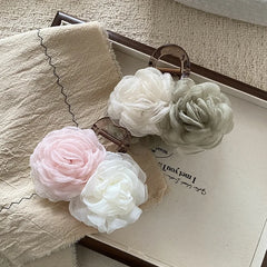 Fashion Sweet Flower Elegant Floral Hair Claw Clips for Girls Elegant Cute Hair Accessories for Women Ladies Chinese Supplier