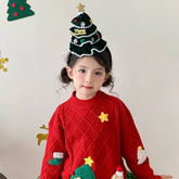 2025 Christmas Tree Star Glitter Santa Claw Hair Band for Baby Girls Fashion Trendy Head Band for Kids Children Hair Accessories