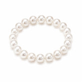 Women 10 MM 8MM 6MM Pink White Glass Pearl Bracelet Elegant Simple Mixed Order Accepted in Stock Jewelry for Female Daily Life