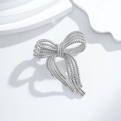 Fashion Simple Minimalistic Bowknot Brooches for Girls Trendy Classic Vintage Jewelry for Women Ladies Accessories Wholesale