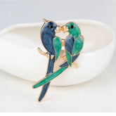 Fashion Birds Animals Sweet Brooches for Girls Elegant Glamorous Charms Pins Jewelry for Women Ladies Accessories Wholesale