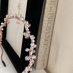 Fashion Trendy Glitter Rhinestone Head Band for Girls Sweet Elegant Hair Band for Women Ladies Hair Accessories Chinese Supplier