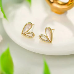 Ladies Hot Sale Heart Bow Shape Mini Stud Shape Fashion Elegant Chic Simple High Quality Bulk Jewelry Accessory for Women Daily